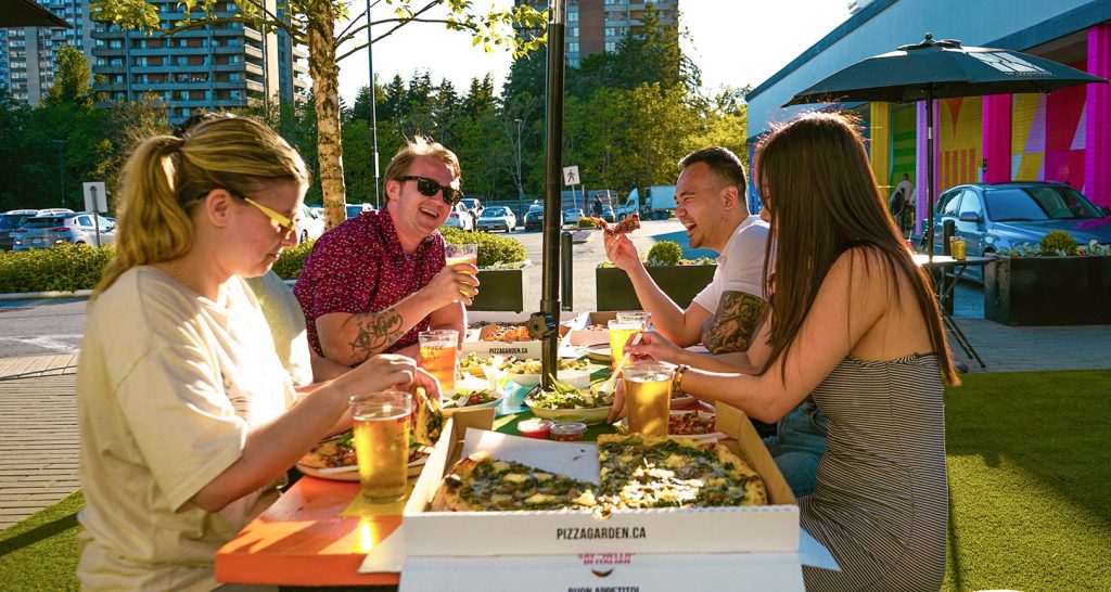 Pizza Garden take out picnic